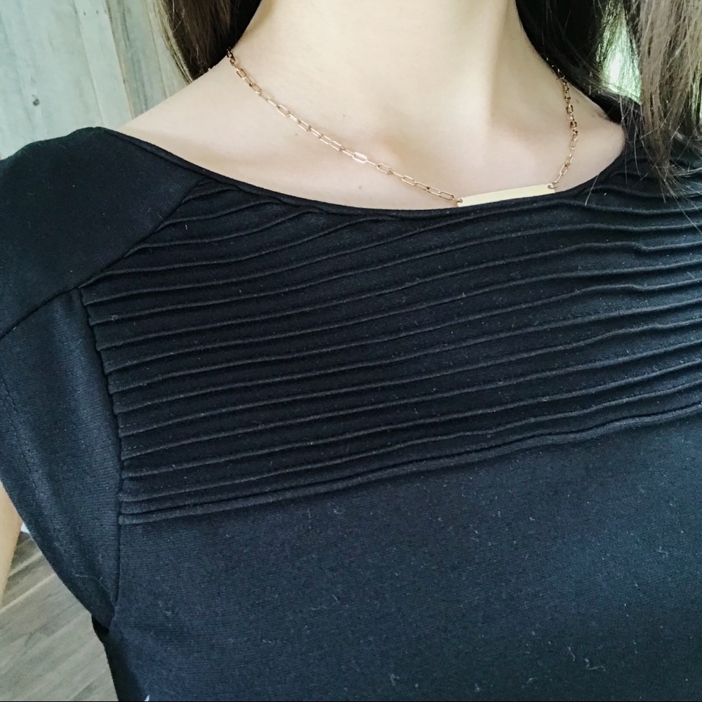 Banana Republic Black A-Line Dress - Picture 4 of 4
